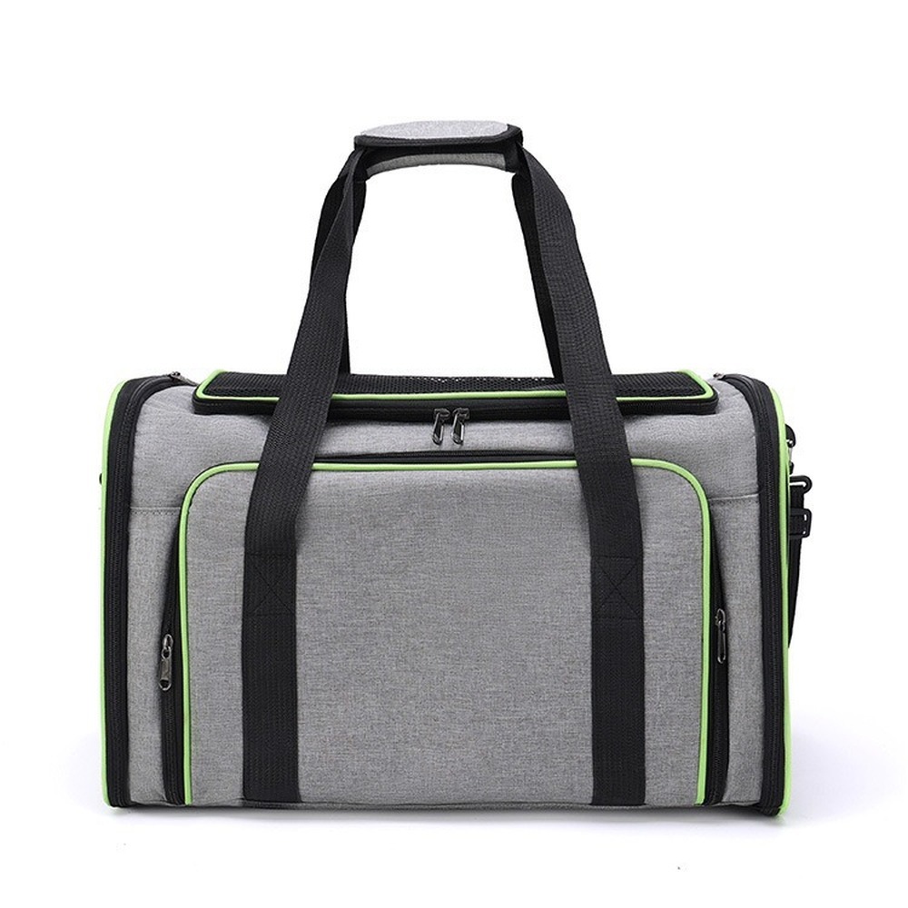 Grey with fluorescent green trim