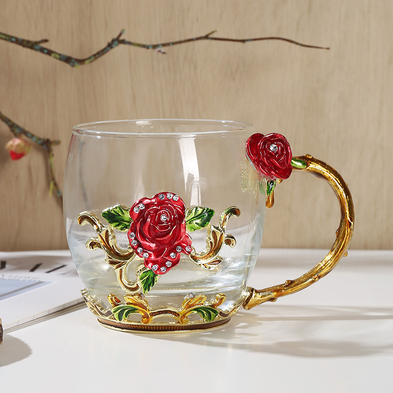 Nueva Copa corta rosa roja