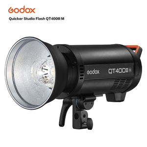 Flash de studio haute vitesse Qt400iii 400W 1/8000s avec synchronisation rapide, système sans fil 2.4G intégré et <span class=keywords><strong>ampoule</strong></span> de modélisation LED 40W - Product Image 5