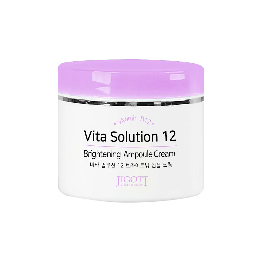 Jigott Vita Cream lines Brightening Ampoule Cream 100ml, Whitening Anti Wrinkle Functional Cosmetic Korean Beauty