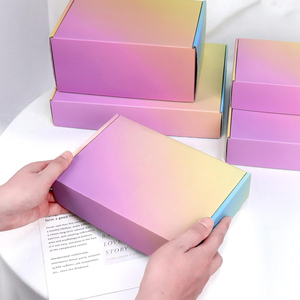 Tùy chỉnh đầy màu sắc giấy sóng Hộp Quà Tặng Mặt nạ Mỹ phẩm vận chuyển hộp bưu phẩm bao bì - Product Image 4