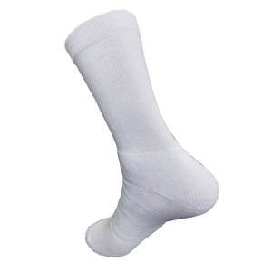 カスタム昇華プリント用クルーソックス、在庫あり、ポリエステル製、白無地、昇華プリント用チューブソックス、新品、昇華プリント用無地ソックス - Product Image 4
