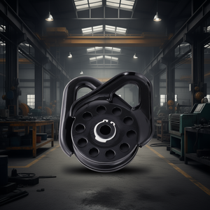 Polea de Bloqueo de Arrastre de Alta Resistencia, 14.5 Toneladas, 32000 Libras de Capacidad, Accesorio de Maquinaria Industrial de Acero - Product Image 2