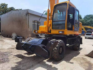 Excavadora de ruedas HYUNDAI 210-7 210-9 225lc 305lc 220lc-7 usada, con motor y caja de cambios, radio de giro corto, en buen estado. - Product Image 4