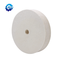Roue de polissage en feutre de laine plate 100% pure pour le verre