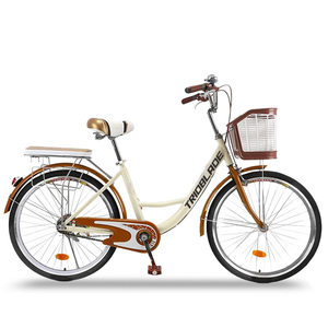 OEM ODM Logo personalizzato di alta qualità V freno Lady <span class=keywords><strong>bici</strong></span> da città <span class=keywords><strong>bici</strong></span> da turismo per il tempo libero - Product Image 1