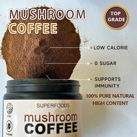 Mélange de café instantané en poudre aux champignons OEM/ODM, mélange de latte au café, Reishi et probiotiques pour adultes et femmes enceintes