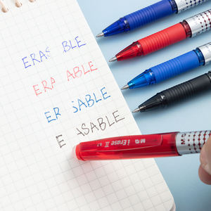 M & G Hot vente en gros stylos Gel effaçables avec gomme encre noire 0.7mm meilleure vente stylos Gel effaçables - Product Image 6