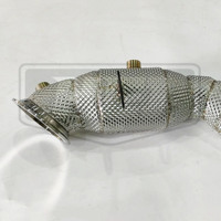 Tuyau d'échappement haute performance avec isolation thermique pour Mercedes-Benz W205 C200 C250 C300 2015-2020