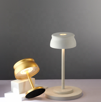 Lampe de table moderne pour restaurant, batterie rechargeable LED, chargement par USB, lampes de table tactiles sans fil pour bar, hôtel