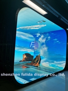 จอ LED 5 ด้าน ให้ประสบการณ์สมจริง สำหรับเชิงพาณิชย์ ปี <span class=keywords><strong>2022</strong></span> จอ LED ดีไซน์สร้างสรรค์ใหม่ จอ LED แบบยืดหยุ่น P0.9 P1.25 P1.56 P1.579 - Product Image 4