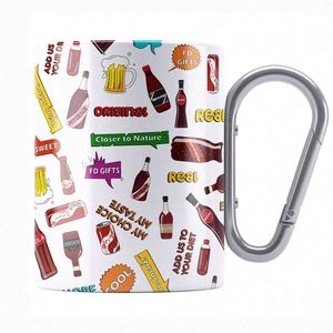 Taza de Viaje Promocional de 10 oz con Asa de Mosquetón, Doble Pared de EVA, Multifuncional, Impresa con Serigrafía - Product Image 5