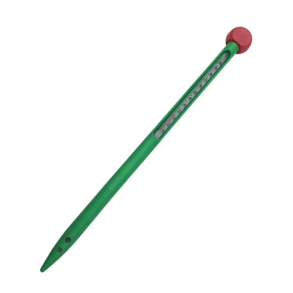 Soil Temperature Thermometer Probe to Monitor Soil Prior to Planting Seeds Plants & Vegetables Built-in Glass Rod Thermometer