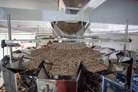 Peseuse automatique multi-têtes de remplissage de pâtes de riz Machine d'emballage de pesage de grain de nouilles spaghetti 1kg