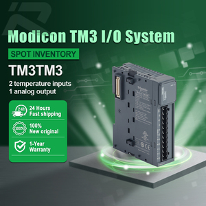 โมดูล PLC รุ่นใหม่ TM3TM3 ของแท้จาก Schneider Modicon TM3 ซีรีส์ 2 ช่องสัญญาณอินพุตอุณหภูมิ 2 ช่องสัญญาณเอาต์พุตแบบอนาล็อก สำหรับระบบอัตโนมัติทางอุตสาหกรรม - Product Image 1