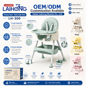 Silla Alta Ajustable para Bebés OEM, Silla Plegable <span class=keywords><strong>de</strong></span> Plástico para Niños para Comer, para Uso en la Cocina Infantil - Product Image 5
