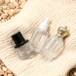 Vente flash - Flacon de parfum en verre transparent personnalisé avec logo, 100 ml, 50 ml, vide, avec vaporisateur à pompe, impression sérigraphique - Product Image 4