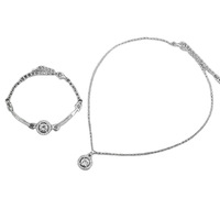 Vente en gros transfrontalière : Ensemble de bijoux et montre à quartz pour femmes, best-seller authentique et romantique pour la Saint-Valentin