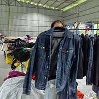 DH03-1 Chaquetas Vaqueras de Invierno de Marca China Usadas al por Mayor para Unisex, de Primera Calidad, en Buenas Condiciones, Estilos Variados, Ropa de Segunda Mano