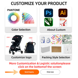 Set Multifunzionale Seggiolino Auto e Passeggino per Bambini, Passeggino da Viaggio Pieghevole 3 in 1 con Seggiolino Auto - Product Image 3