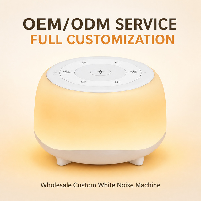 Rechargeable White Noise Sound Machine Baby for Sleeping with Night Light with 34 Soothing Sounds for Baby Kids Adults Sleep