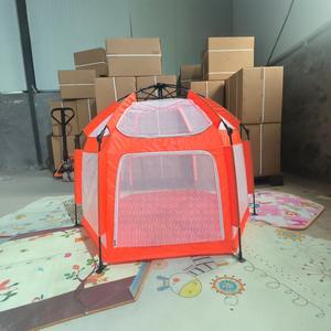 एक-बटन त्वरित कपड़े खोलने वाले बच्चों के खेल बाड़ टेंट इनडोर आउटडोर स्थापना-मुक्त तह - Product Image 4