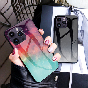 Coque en verre trempé pour infinix hot 20 30i smart 7 <span class=keywords><strong>spark</strong></span> 7 <span class=keywords><strong>go</strong></span> sky pattern cover pour reno 10 15 pro max s23 fe honour 90 pro - Product Image 1