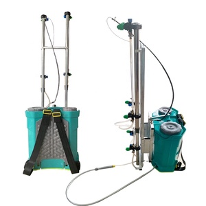 Rociador de flores de hierba de barril montado en mochila con batería recargable electrostática de 12 V 30L - Product Image 3