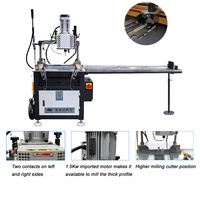 Machine de fabrication de fenêtres et de portes, machine de perçage et de fraisage de profilés en aluminium, moteur 220V/380V, machine de copie semi-automatique