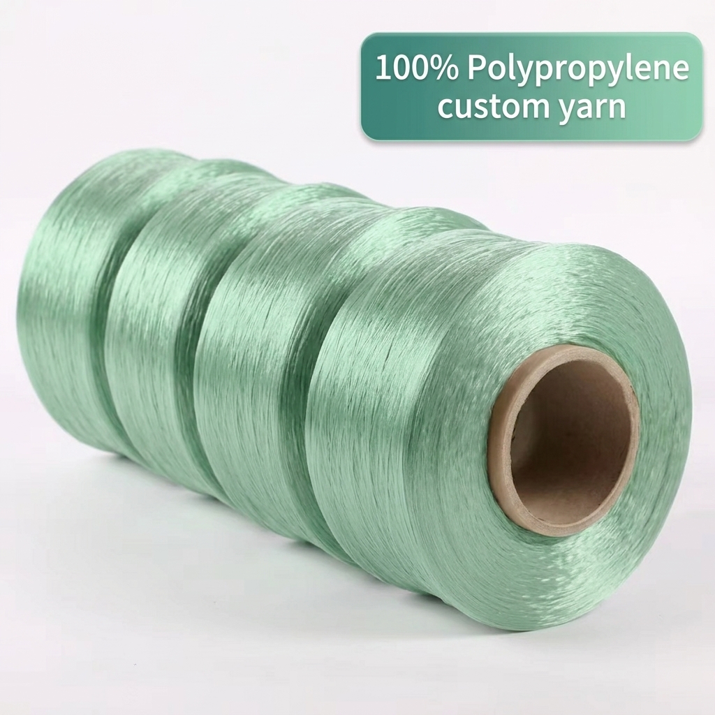 Factory Wholesale 400D 500+ Colors 100% Polypropylene Yarn Flame Retardant Textile Weaving Hilo De Polipropileno For Weaving