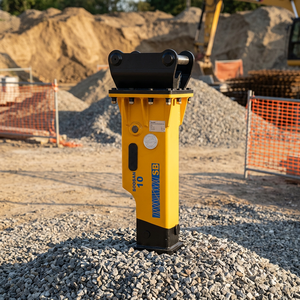 Martillo Hidráulico para Miniexcavadora Amarilla de 0.8-2.5 Toneladas, 102 kg, 1 Año de Garantía - Product Image 1