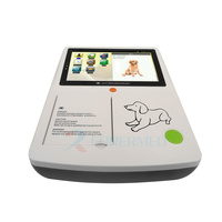3 canaux 12 fils Électrode Ecg Dispositif ECG portable Vétérinaire 7 fils ECG Electrocardiogramme Machine