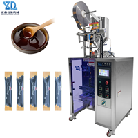 Machine d'emballage à découpe plate pour sachets à scellage arrière, liquides visqueux et pâtes, en acier inoxydable 304, multifonctionnelle, scellage de précision