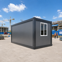 Maison conteneur CE 20 pieds en kit pour chantier de construction, prix usine avec salle de bain