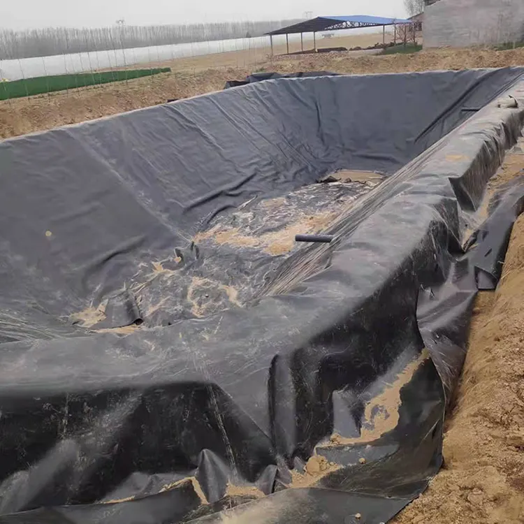 मछली फार्म तालाब के लिए 2mm एचडीपीई geomembrane लाइनर