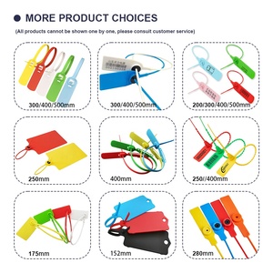 Segel gembok plastik sekali pakai untuk kendaraan darurat rumah sakit kotak medis tas bagasi anti-pemalsuan segel - Product Image 5