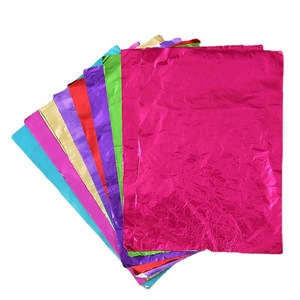 Feuilles d'aluminium dorées de haute qualité de 12 microns, feuille de chocolat gaufrée, papier d'emballage rigide, feuille alimentaire imprimée pour les aliments - Product Image 5