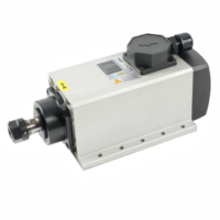 HQD GDF53-18Z/3.5 ER20 3.5KW Motor Spindle Berpendingin Udara dengan Penggerak Inverter 380V 18000RPM Torsi Maksimum 1.33Nm untuk Penggilingan CNC Kayu