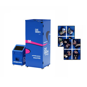 Tùy chỉnh thiết kế góc cao Photo Booth tự dịch vụ DSLR Photo Booth đa-ngôn Ngữ & thanh toán photobooth với máy in - Product Image 3