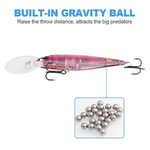Yueyang 10G/111mm dài lưỡi tấm nổi Minnow hardbait Mồi Nhân Tạo mồi Mồi Câu Cá bán buôn - Product Image 3
