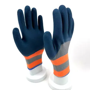 Panic Buying Nylon Latex Foam Coating Anti Slip Flexible Industrial Safety Work Gloves latex surgical gloves making equipment