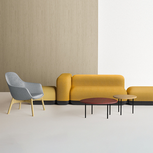 Set di Mobili per <span class=keywords><strong>Ufficio</strong></span> in Pelle dal Design Moderno Poltrone Sedia a 1 Posto Divano per Reception - Product Image 4