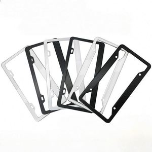 Marcos de Matrícula Personalizados de Acero Inoxidable, Accesorios para Automóviles con Tapas de Tornillos - Diseño de Cubierta Duradera - Product Image 4