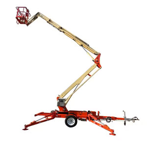 Elevador hidráulico eléctrico o diésel para recoger cerezas, fabricante de elevadores de gran altitud de 8-20 metros - Product Image 1