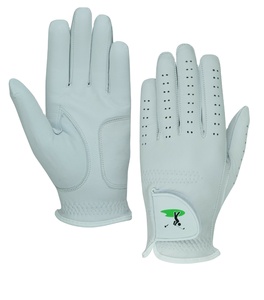Ultra-<b>Thin</b> XXL Men's Premium Cabretta Genuine Leather Non-Slip Full Finger Golf <b>Gloves</b> Durable Comfortable Fit Custom Logo - Product Image 1