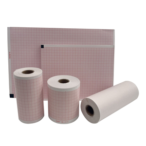 Tableau de rapport de grille rouge ECG et EKG médical Papier thermique Z-pliant 215*30mm pour le Japon <span class=keywords><strong>KODEN</strong></span> 8340 - Product Image 4