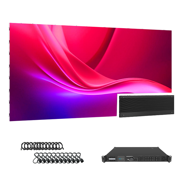 DDW Display Fixed Pitch 4K/8K Ultra Slim P1.2/P1.25/P1.5 Indoor LED Video Wall Panel Wayfinding Advertising Shopping Education