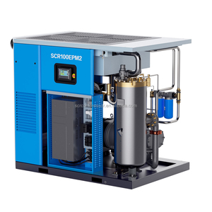 ضاغط هواء لولبي احترافي بمغناطيس دائم 30KW 40HP ، ضواغط صناعية جديدة من Shanghai - Product Image 2