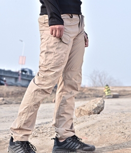 Pantalon cargo tactique multi-poches noir, vert, kaki pour sports de plein air et accessoires - Product Image 3