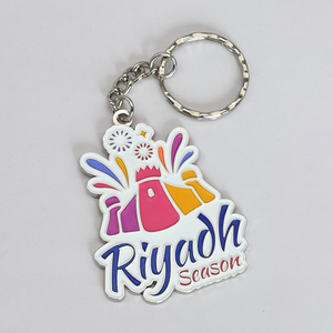 Ongebruikelijk ontwerp unieke metalen sleutelhanger met aangepast logo, zinklegering, gestanst, bedrukt, metalen sleutelhanger voor souvenir cadeau - Product Image 2